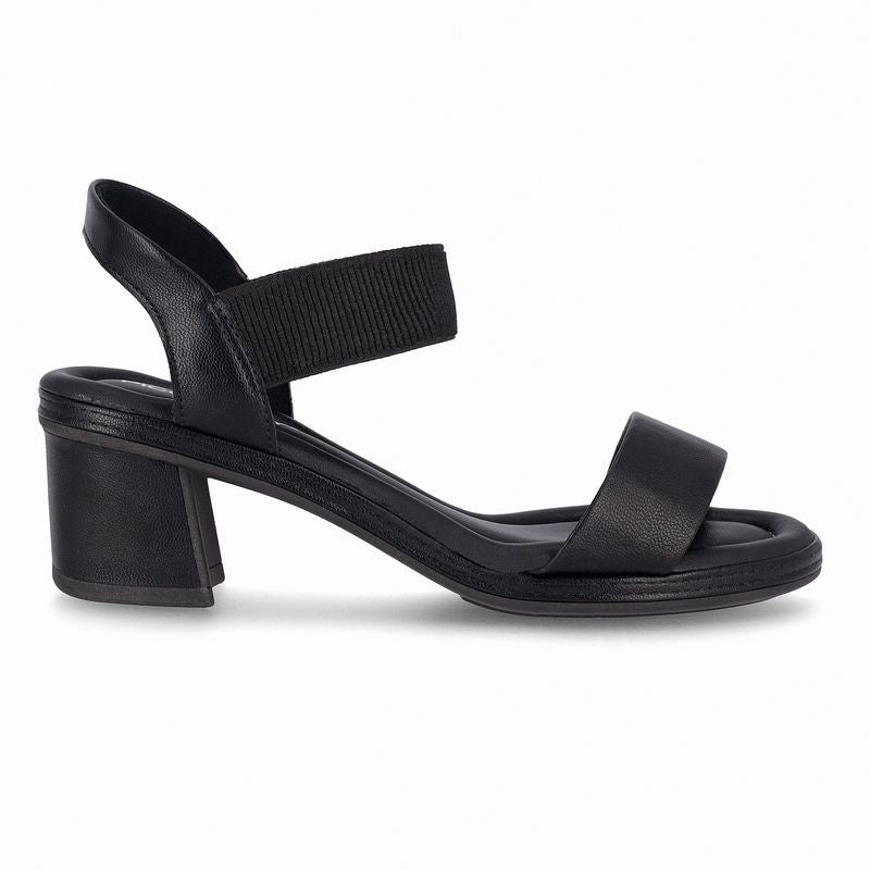 Sandália Paola Salto Médio Preto