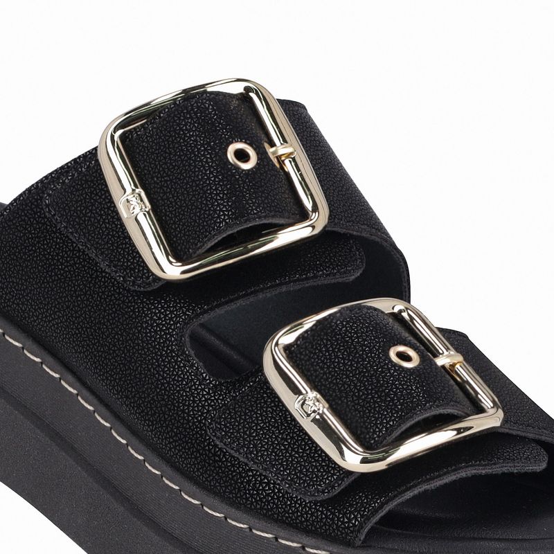 PICCADILLY MAXI - Tamanco Salto Médio Preto