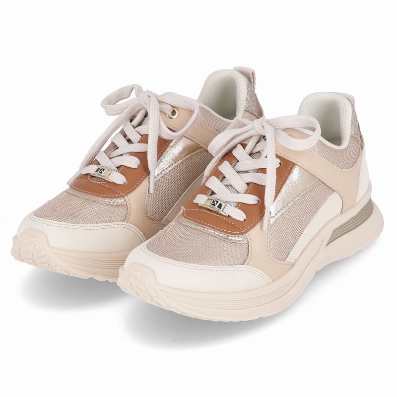 Tênis Energy Anabela Médio Brule com Off White