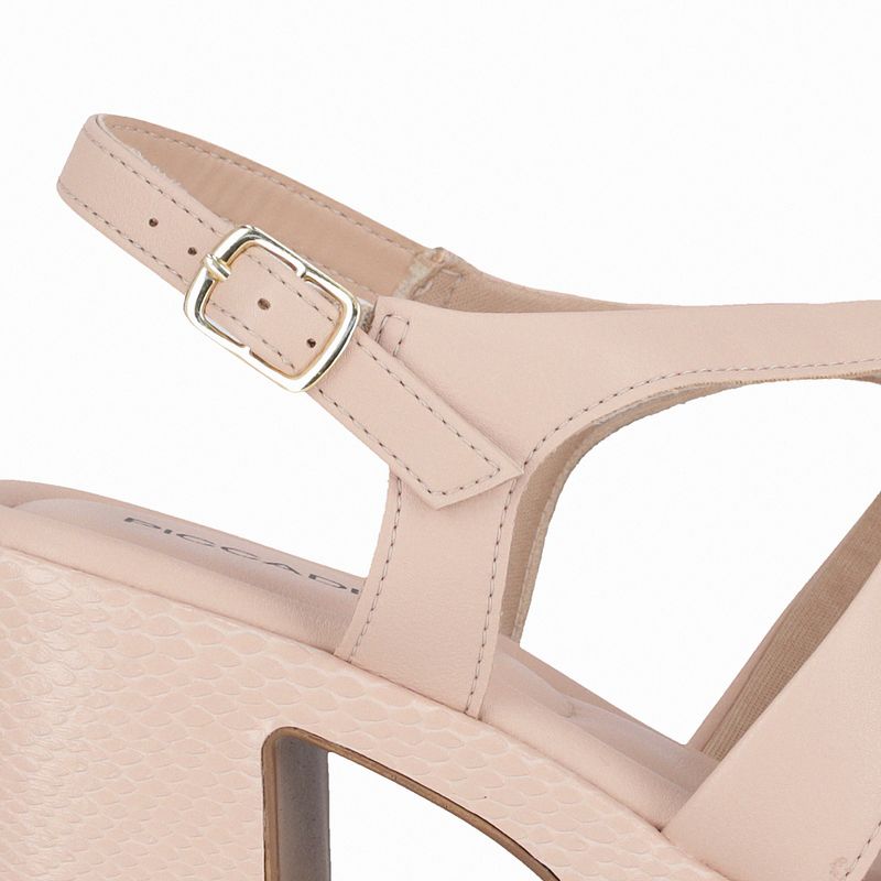 Sandália Marcia Salto Alto Rose