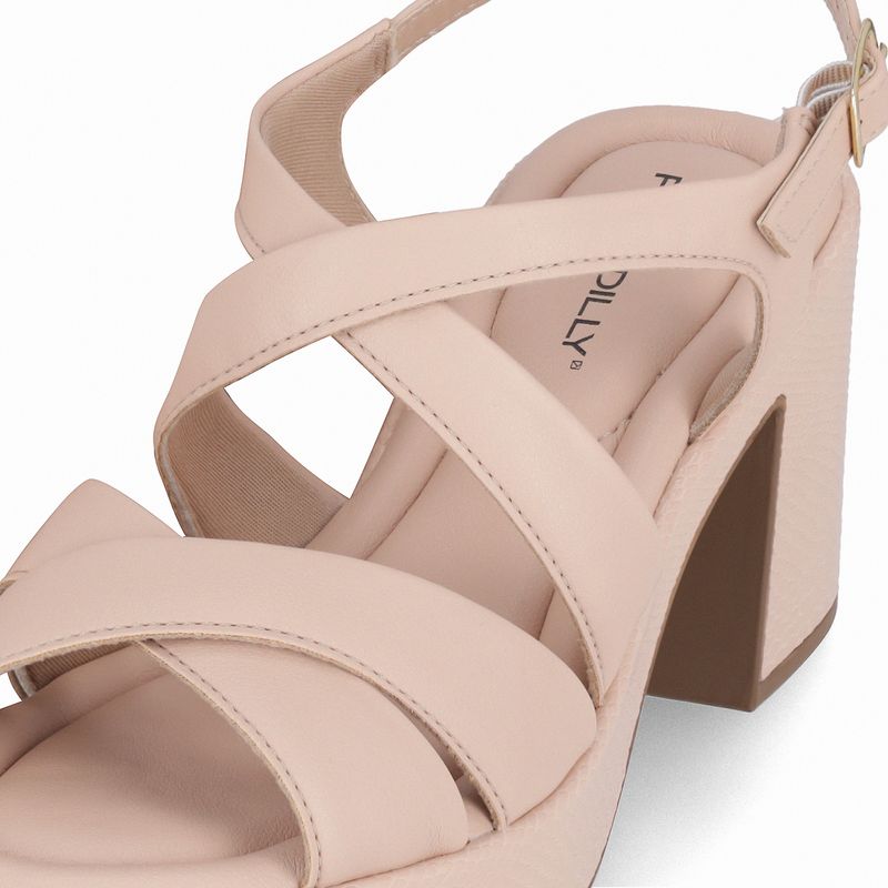 Sandália Marcia Salto Alto Rose